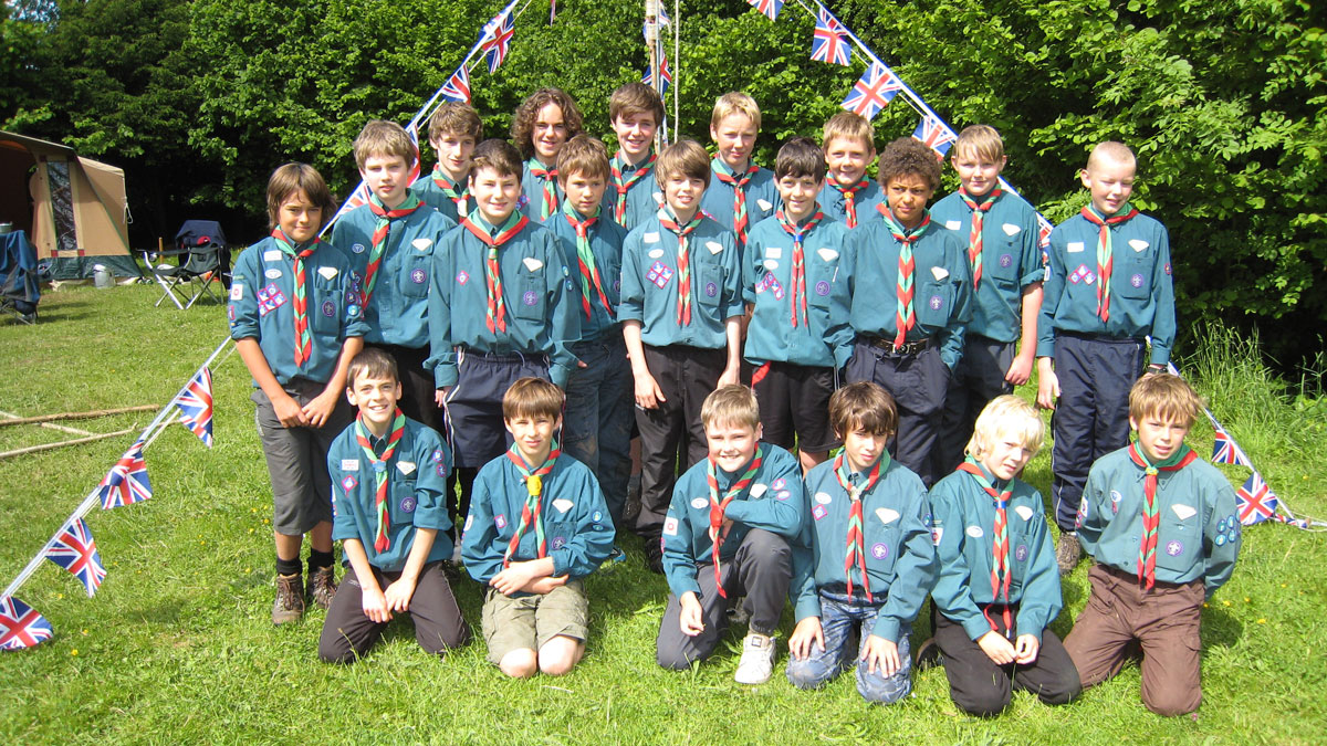 Group of scouts
